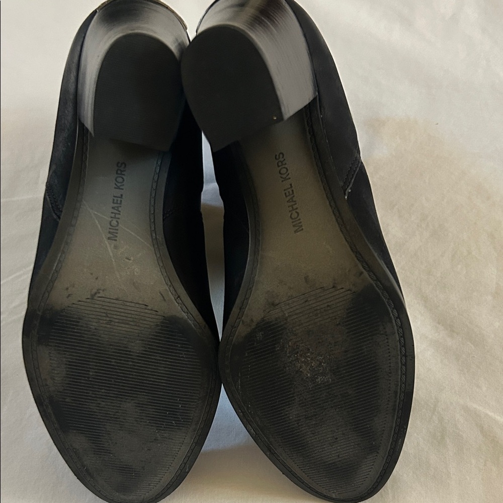 Michael Kors Sleek Black Ankle Booties - Picture 5 of 6